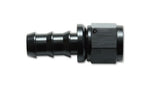 Vibrant -6AN Push-On Straight Hose End Fitting - Aluminum - Tune Time Performance