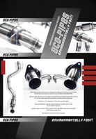 2005-2020 Dodge Charger and Challenger LX Modular HEMI ECO-Pipes - Tune Time Performance