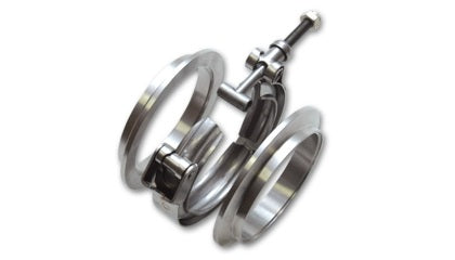 Vibrant SS V-Band Flange Assembly, for 3" O.D. Tubing - Tune Time Performance