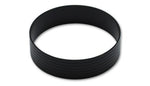 Vibrant Vanjen Aluminum Union Sleeve for 3in OD Tubing (for use with Weld Fittings Part #12546)Vibrant  HD Union Sleeve, for 3.00" O.D Tubing - Hard Anodized Black - Tune Time Performance