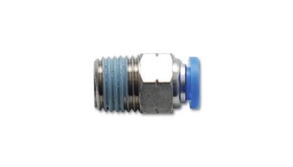 Vibrant Male Straight Pneumatic Vacuum Fitting (1/8in NPT Thread) - for 1/4in (6mm) OD tubing - Tune Time Performance